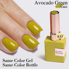 Double Rhythm painted nails in use demonstrating salon-quality glossy finish