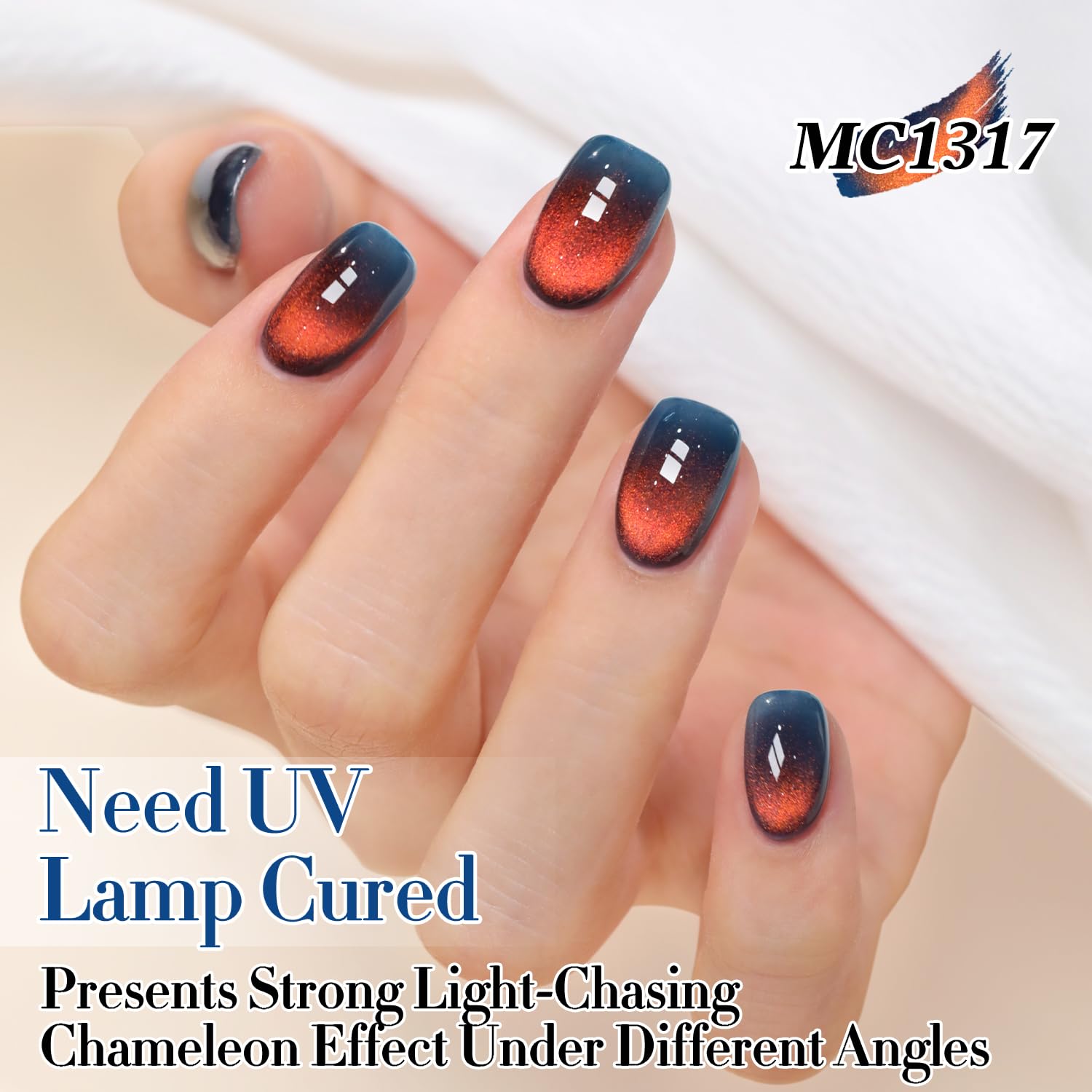 Double Rhythm bottle beside magnetic wand, useful for DIY cat-eye nail art