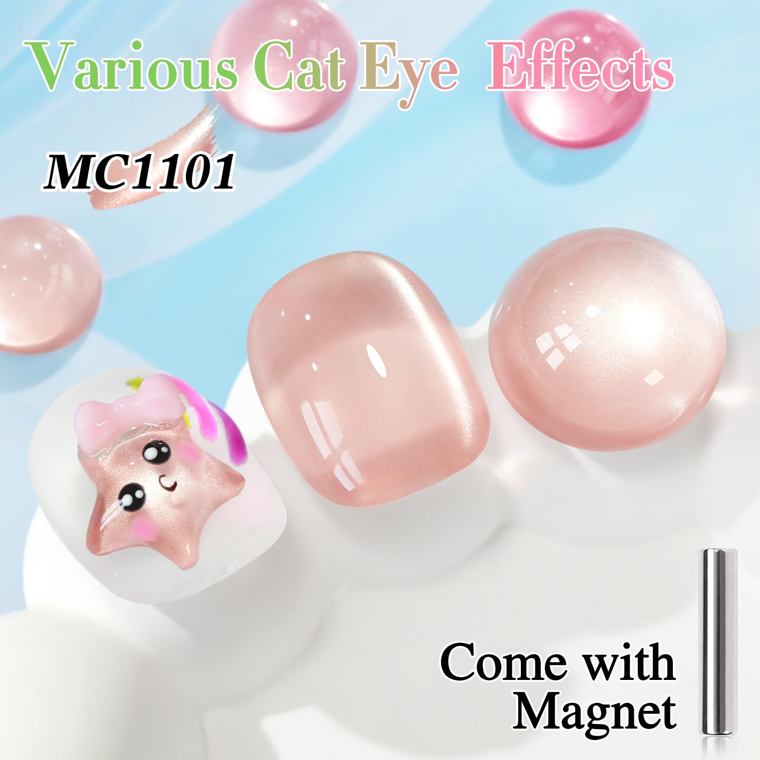 Double Rhythm close-up label of MC1101 bottle for easy product ID