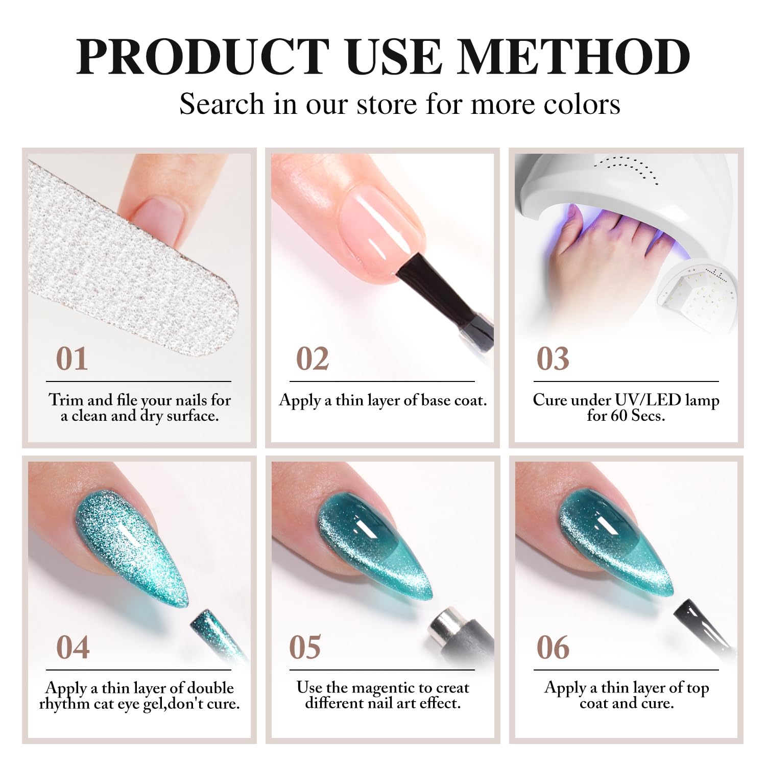 Double Rhythm box and instructions flatlay showing included guidance for use