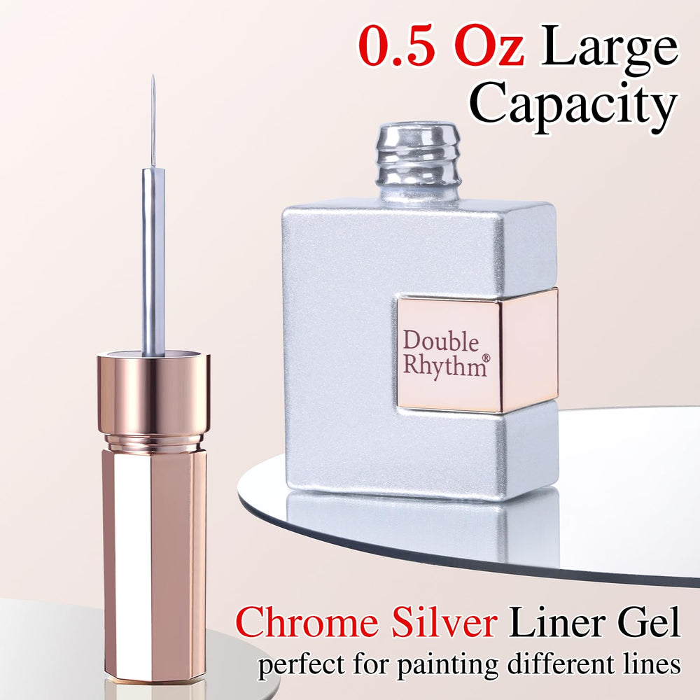 Double Rhythm 3D raised accent on nail illustrating layered texture benefit