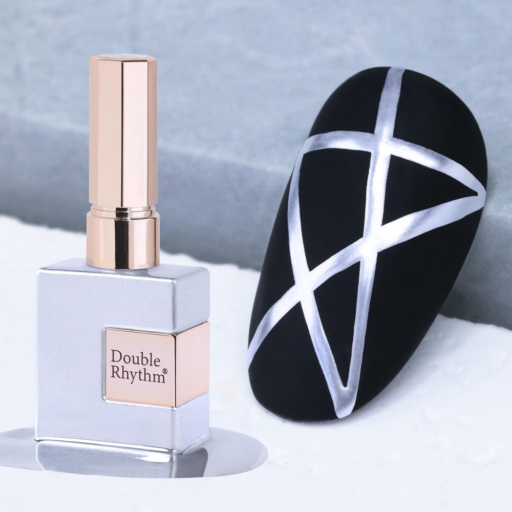Double Rhythm front packaging showing 15ml bronze chrome gel and product benefit