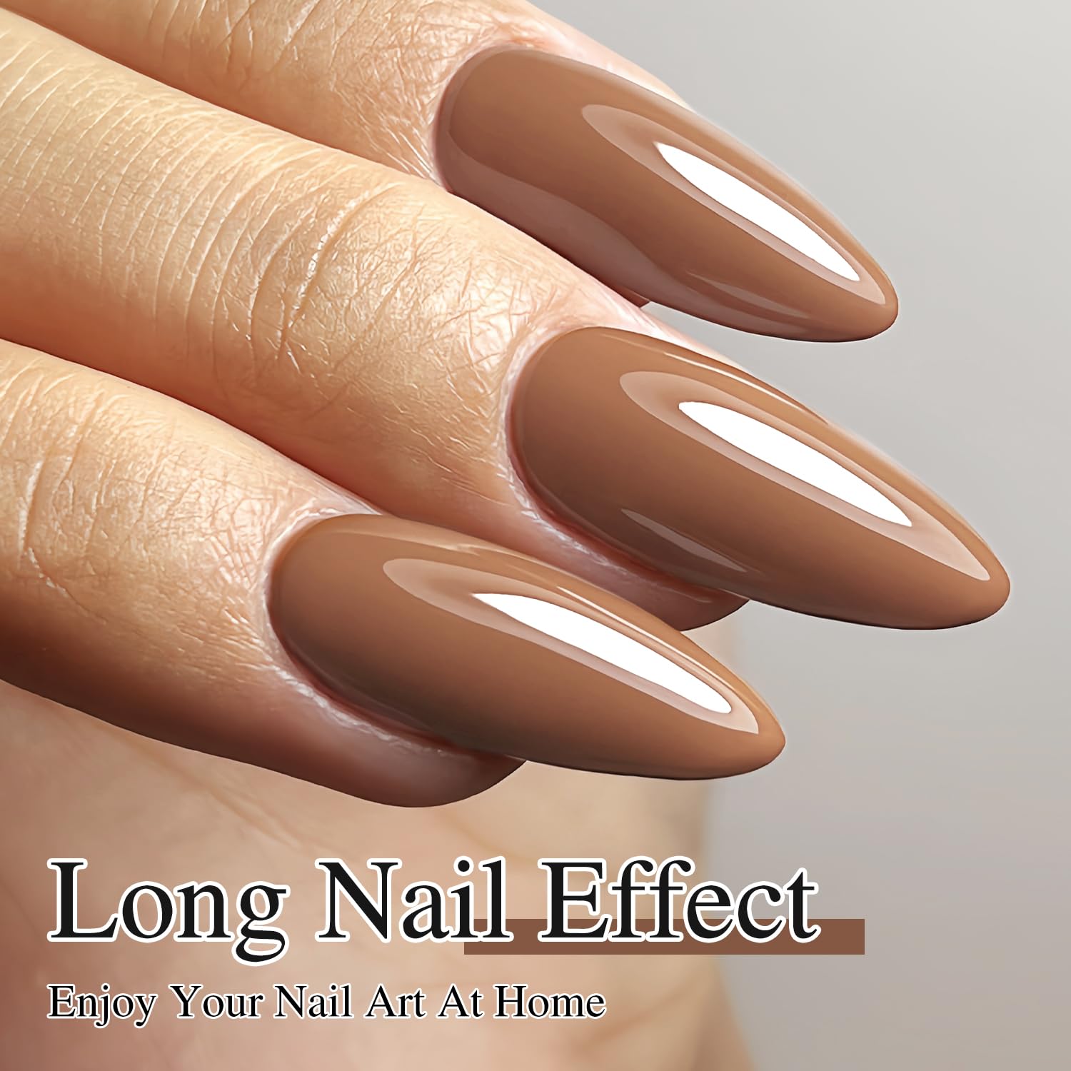 Double Rhythm brush applying smooth gel for streak-free coverage benefit