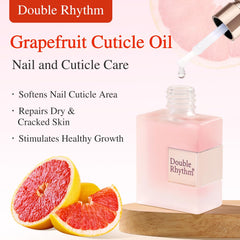 Double Rhythm brush applicator detail for precise, mess-free cuticle care benefit