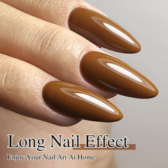 Double Rhythm brush applying polish on a nail for precise control benefit