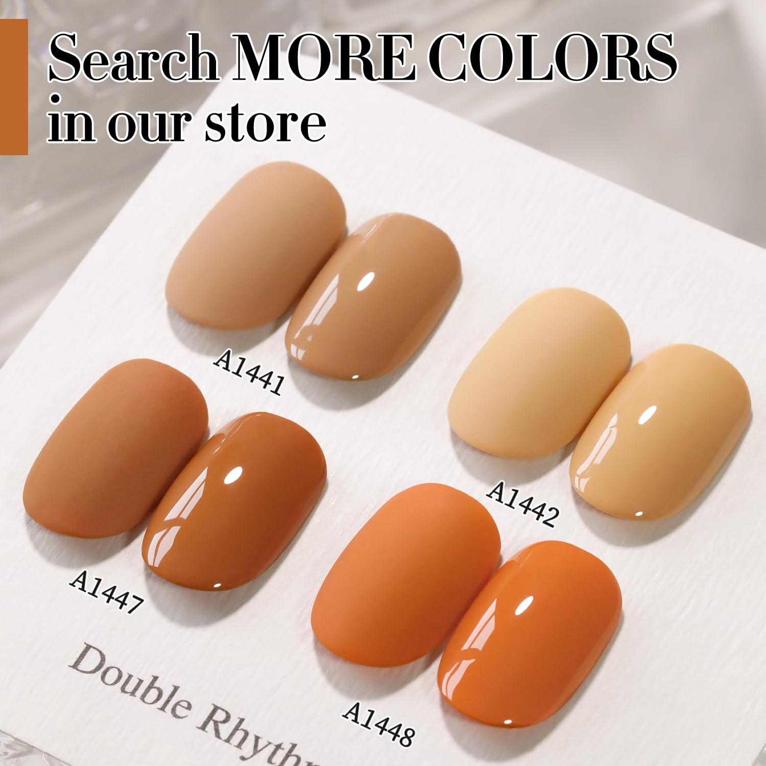 Double Rhythm brush stroke detail showing smooth application and control benefit