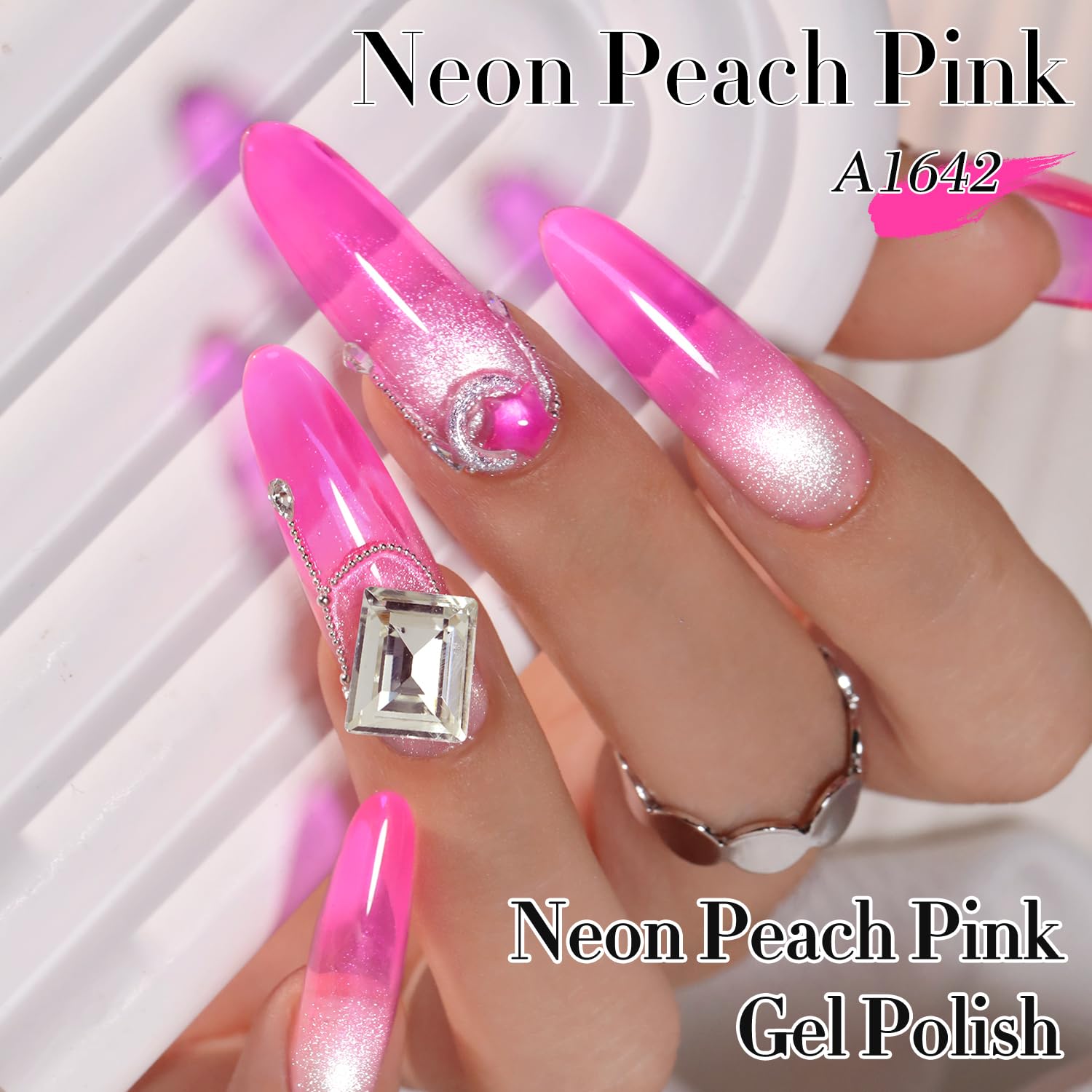 Double Rhythm cap and label close-up highlighting product name and polish shade