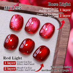 Double Rhythm magnet pulling cat-eye stripe for precise effect
