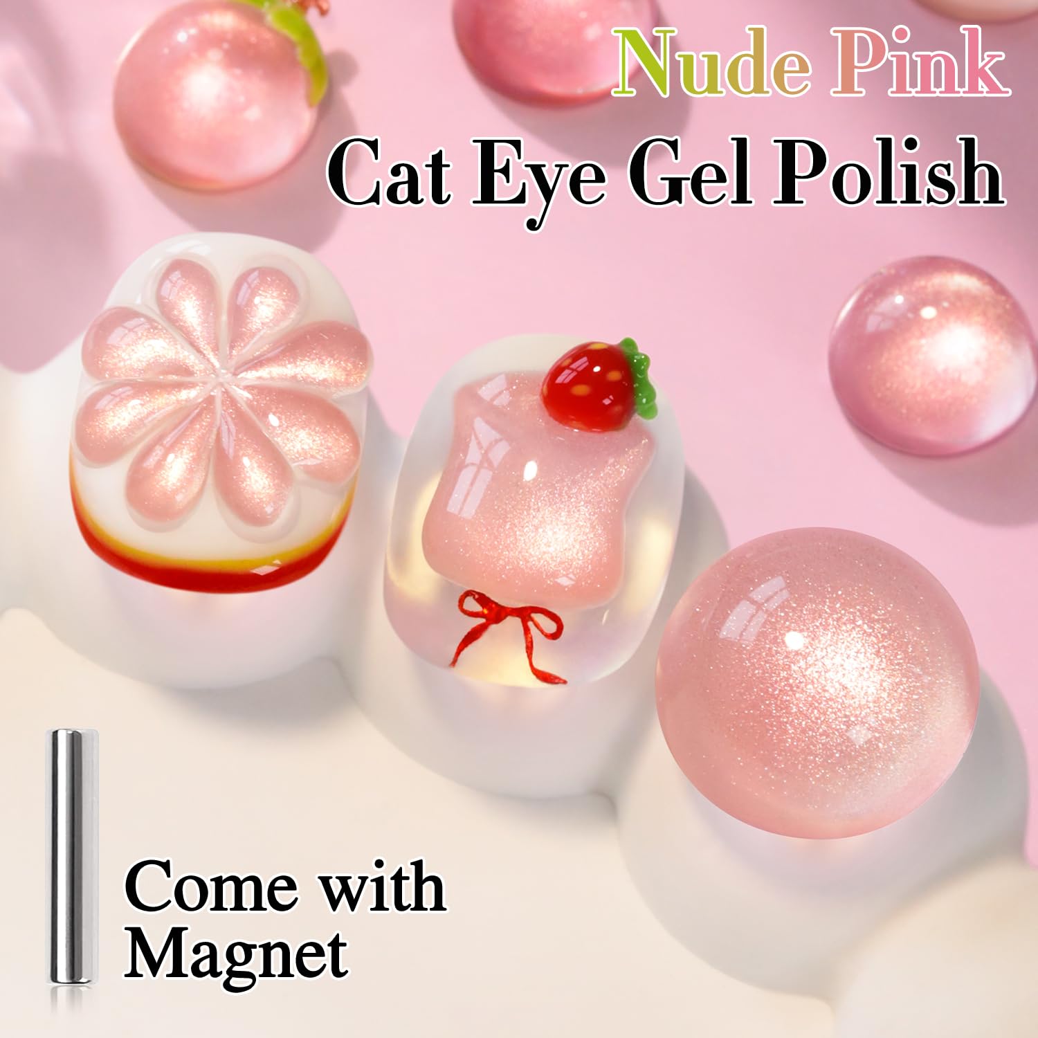 Double Rhythm close-up brush stroke highlighting holographic shimmer and smooth coverage