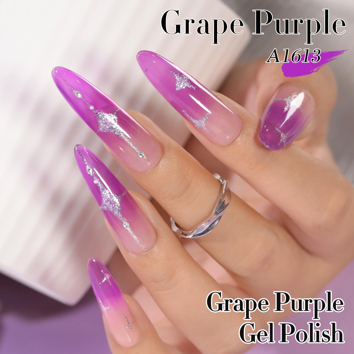 Double Rhythm brush stroke close-up demonstrating smooth application and consistent jelly texture