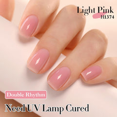 Double Rhythm close-up of translucent milky sheen highlighting glossy finish