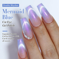 Double Rhythm close-up brush stroke of polish showing smooth application benefit
