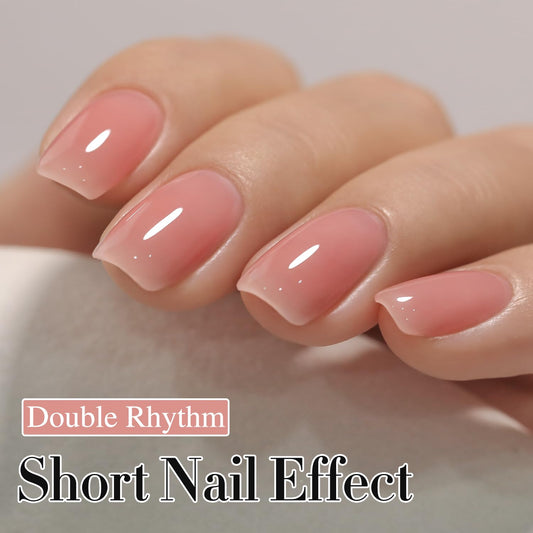 Double Rhythm brush stroke close-up illustrating smooth application and precise control