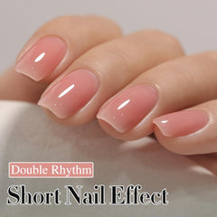 Double Rhythm brush stroke close-up illustrating smooth application and precise control