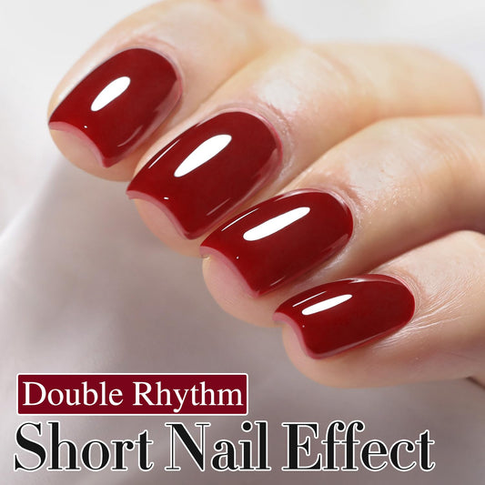 Double Rhythm brush close-up showing smooth jelly-milky texture for even application