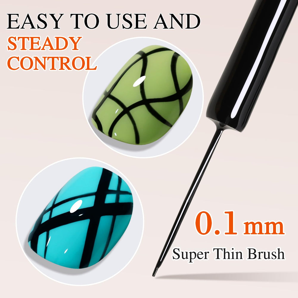 Double Rhythm close-up brush tip displaying fine point for detailed strokes