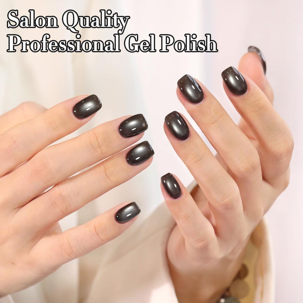 Double Rhythm magnet held above wet polish showing how to create cat eye