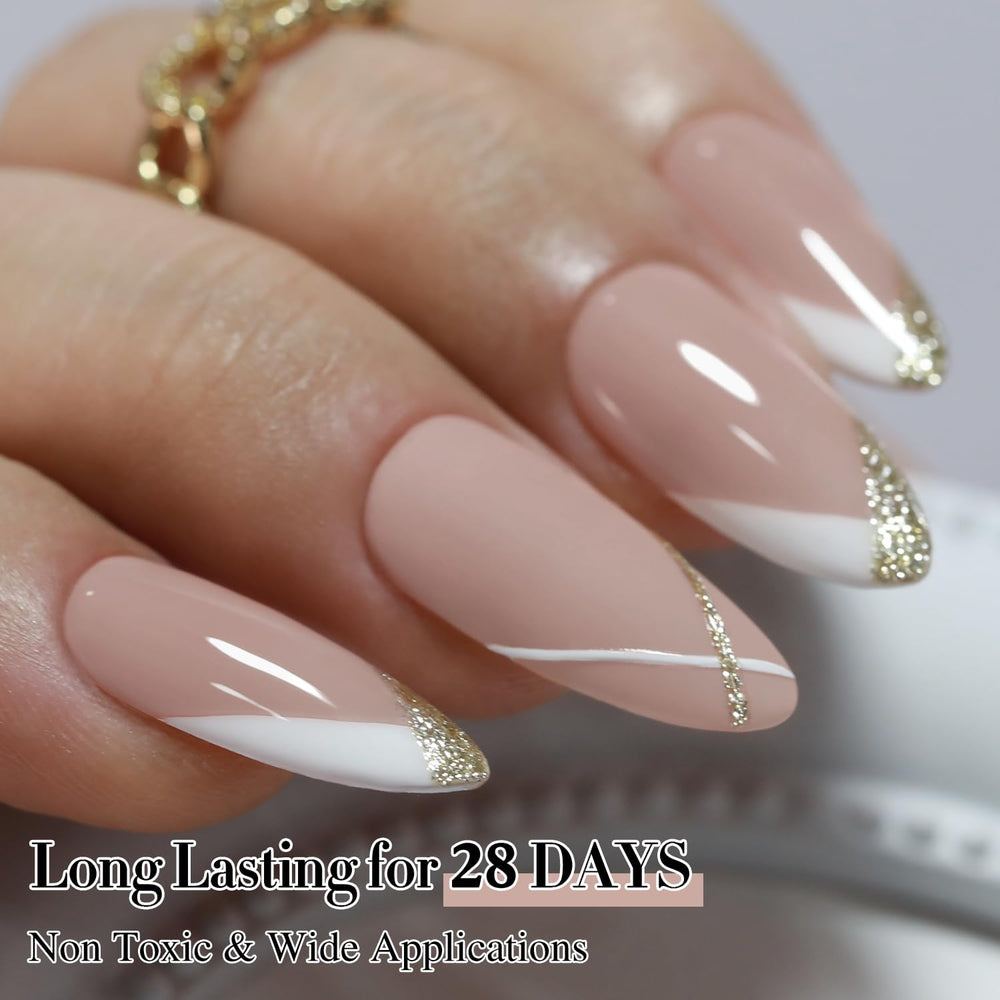 Double Rhythm cured nail showing high gloss finish that lasts longer