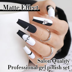 Double Rhythm cured nails closeup showing glossy durable finish