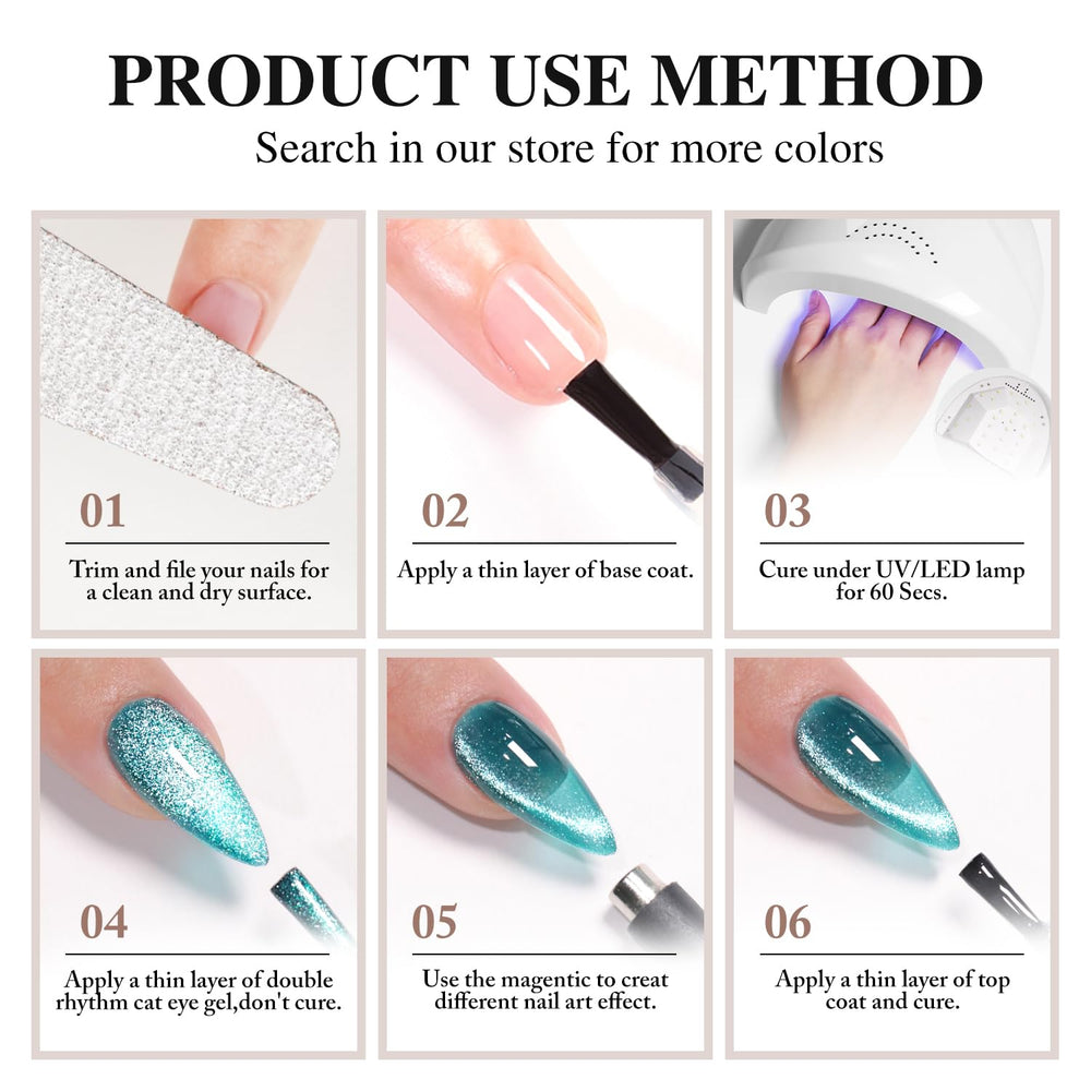 Double Rhythm manicure in a lifestyle setting showcasing salon-quality results at home