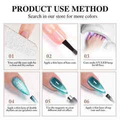 Double Rhythm manicure in a lifestyle setting showcasing salon-quality results at home