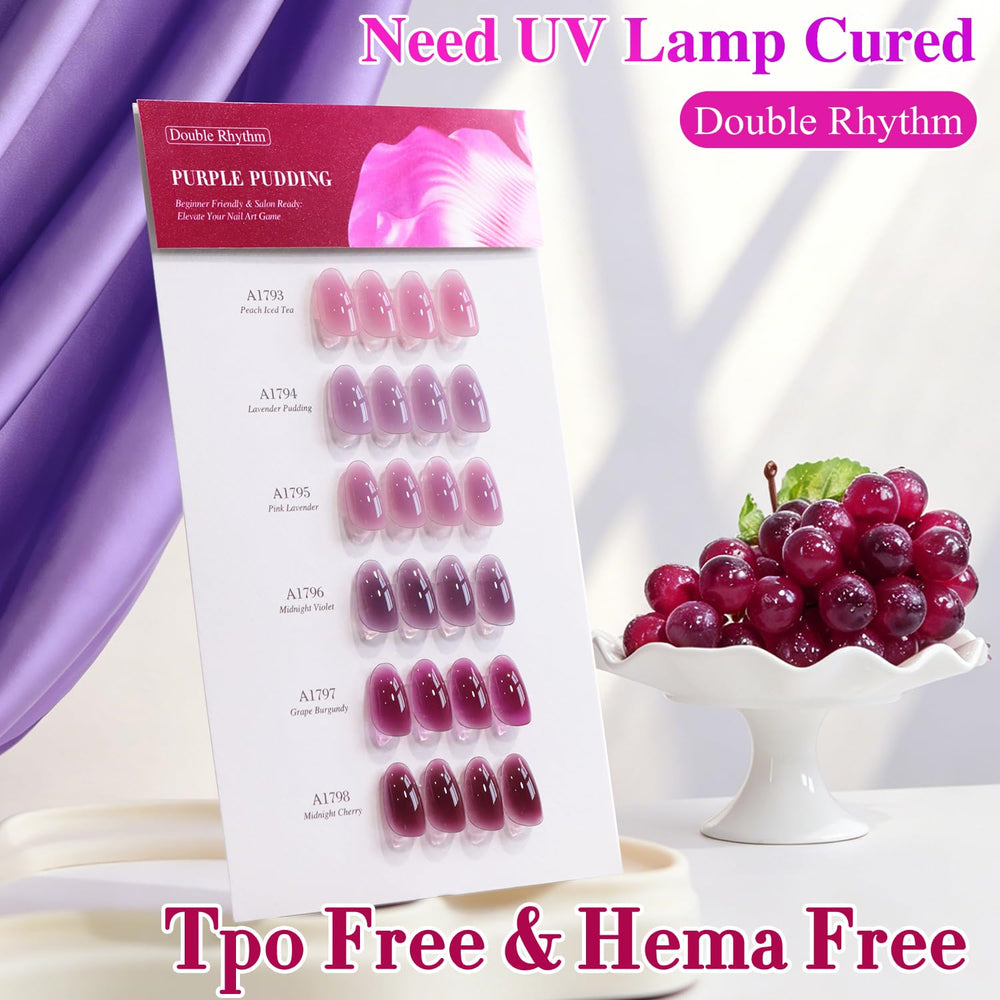 Double Rhythm ombré nail art demo showing suitability for creative nail designs benefit