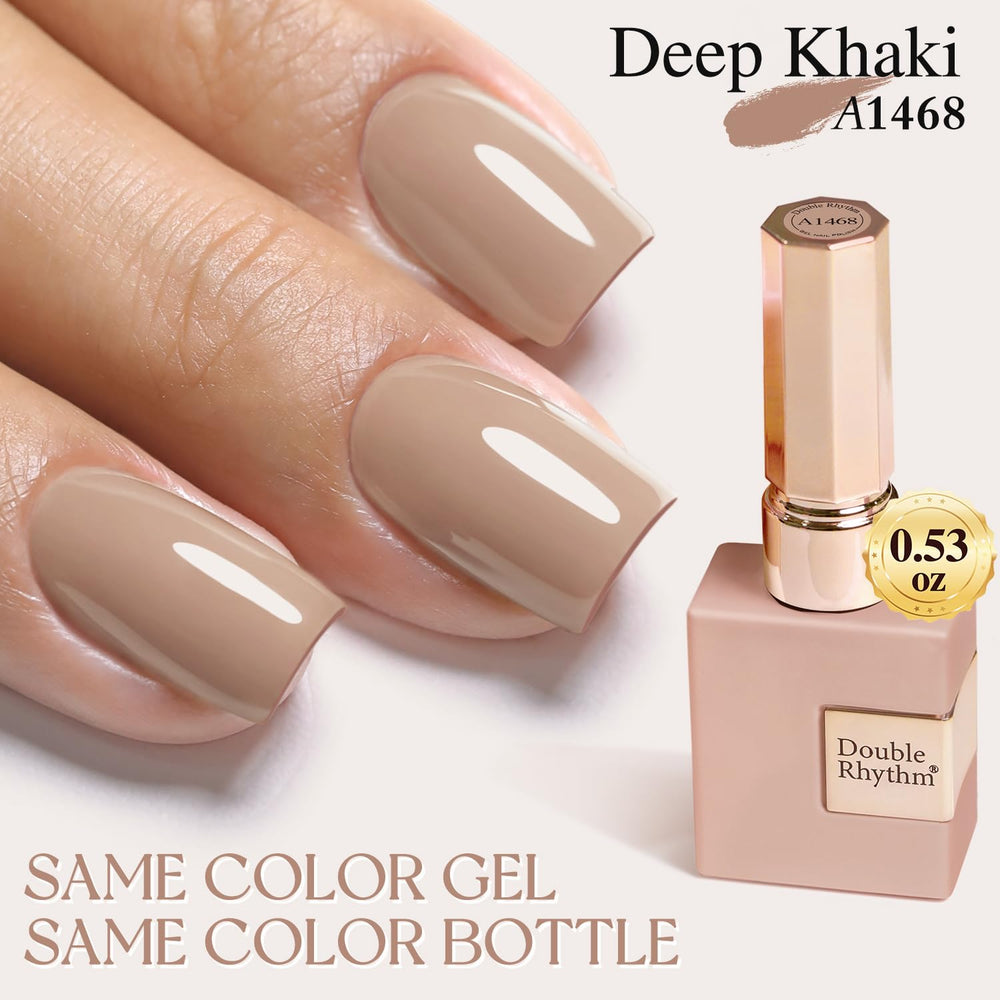Double Rhythm nail swatch on model hand showing finished salon-look benefit