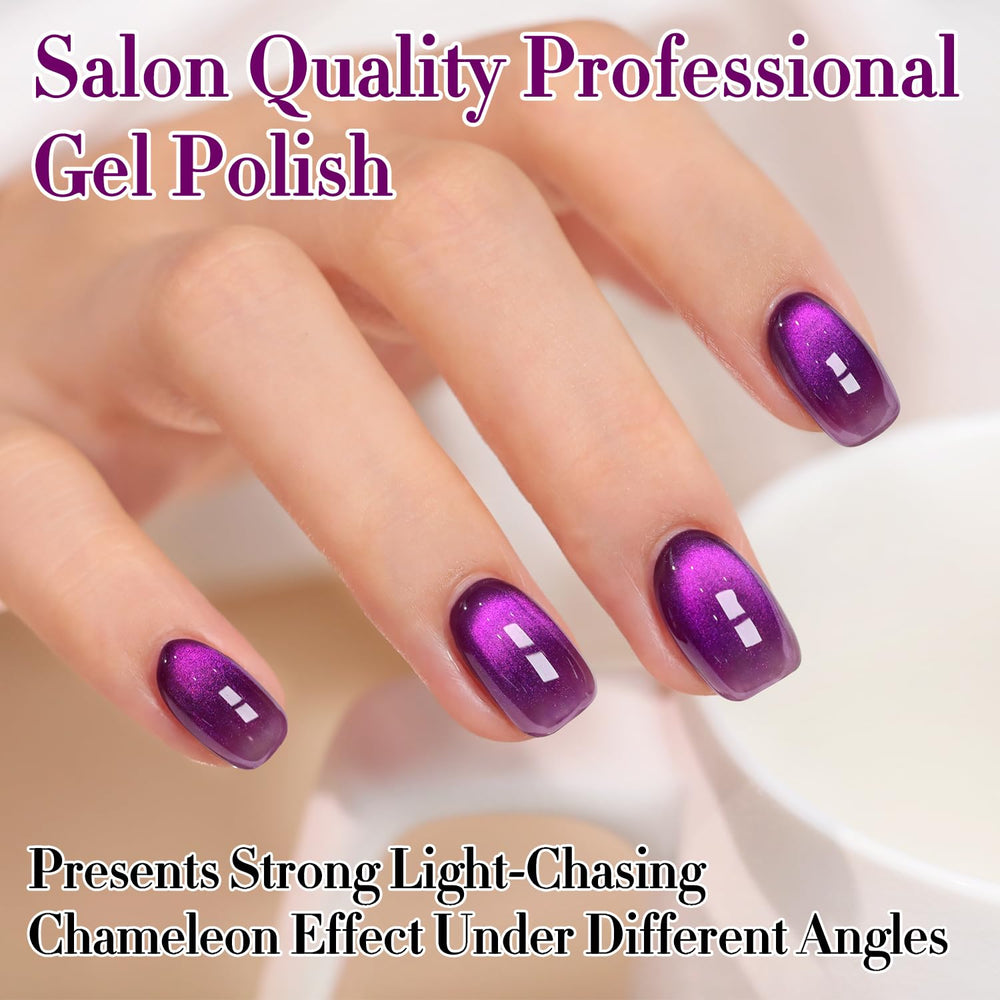 Shiny finished nails with Double Rhythm topcoat showing long-lasting glossy protection benefit