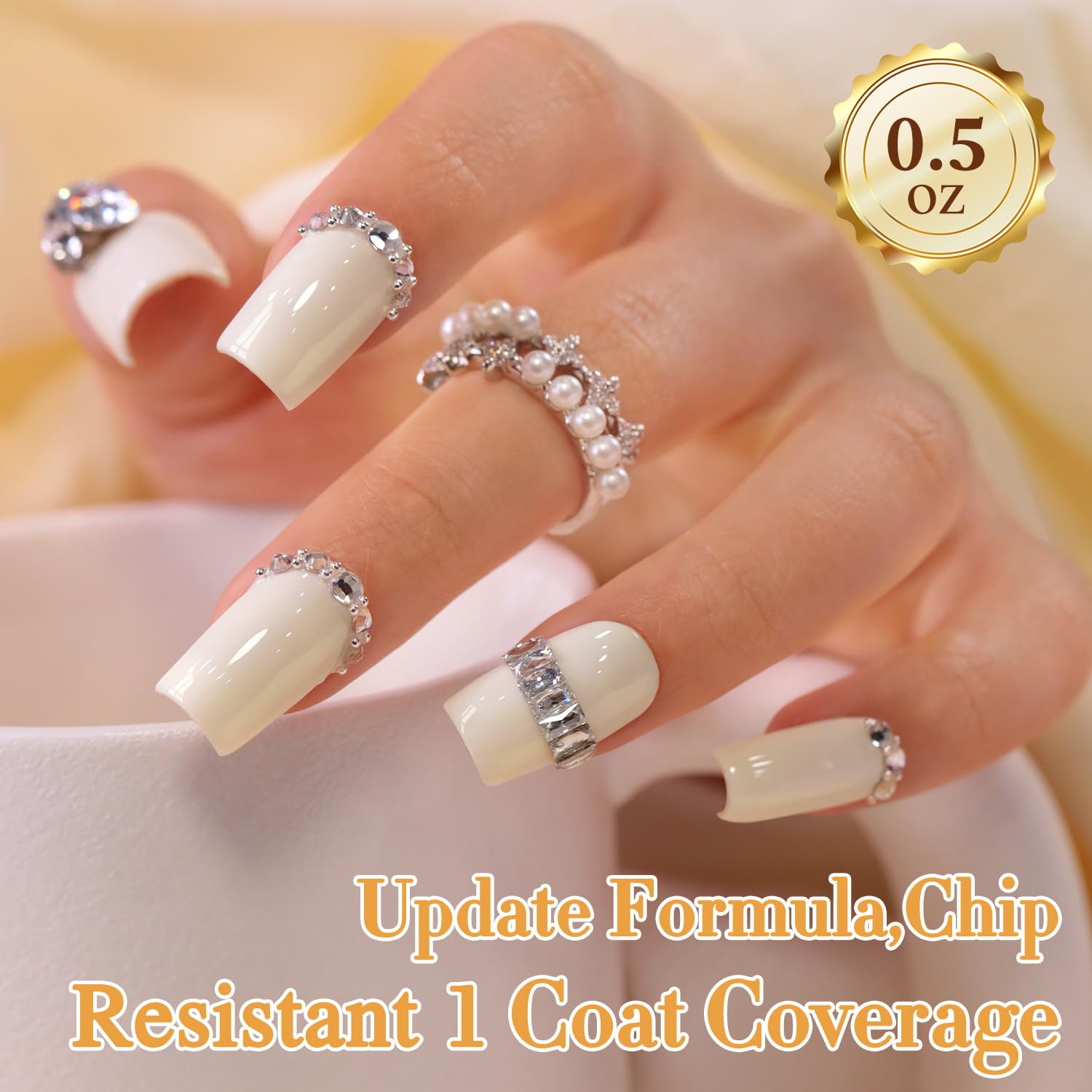 Double Rhythm French manicure example illustrating clean tips and professional look