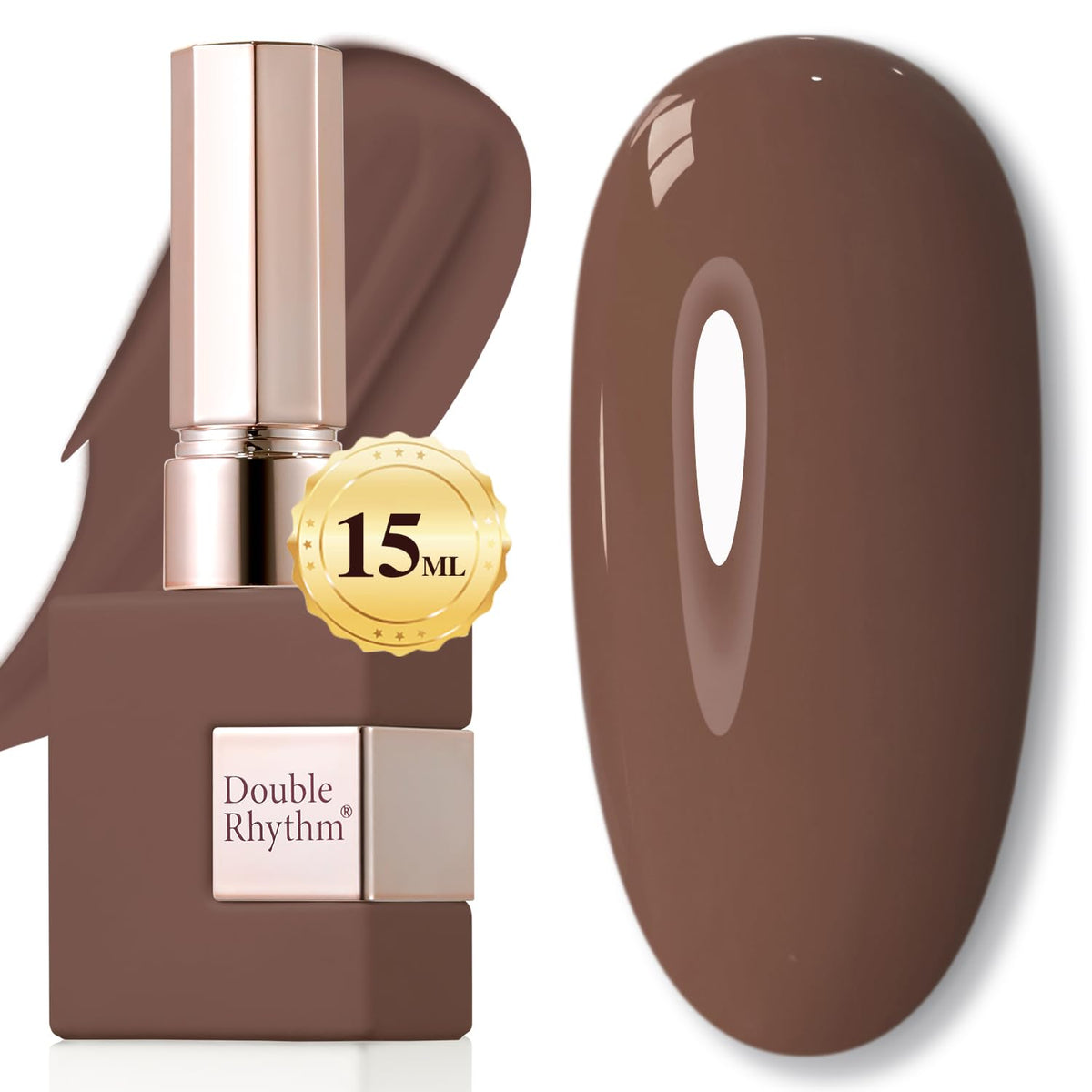 Double Rhythm front bottle Gray Brown A1445 showing clear brand and shade details