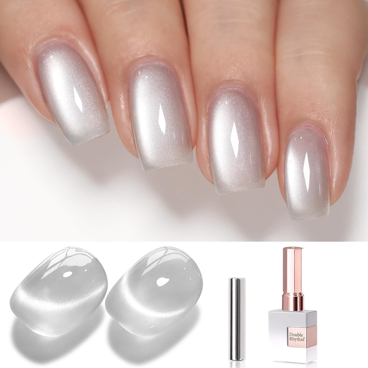 Double Rhythm front bottle showing Clear Silver shade and size benefit