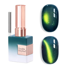 Double Rhythm front bottle MC1309 showing holographic green polish and capacity