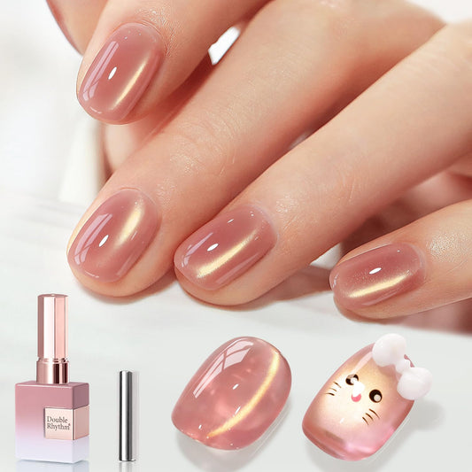 Double Rhythm front bottle nude pink MC1179 showing product and shade benefit
