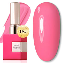 Double Rhythm front bottle pale pink showing consistent color