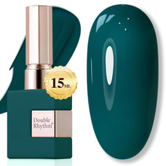 Double Rhythm front bottle showing green sheer shade and glossy finish