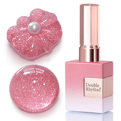Double Rhythm front bottle showing shimmer for salon-quality shine