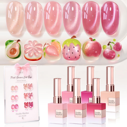 Double Rhythm front packaging showing six bottles and benefit of consistent color