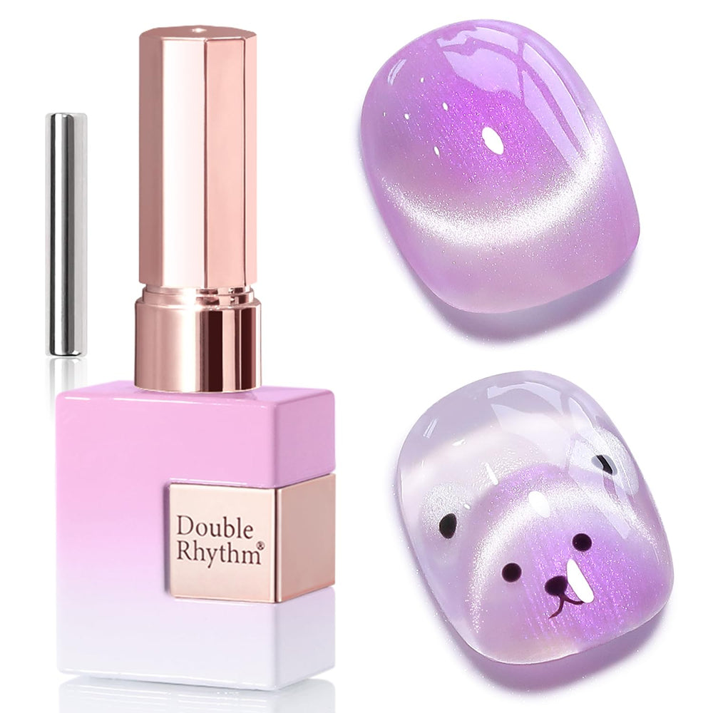 Double Rhythm front packaging showing mermaid purple bottle and benefits
