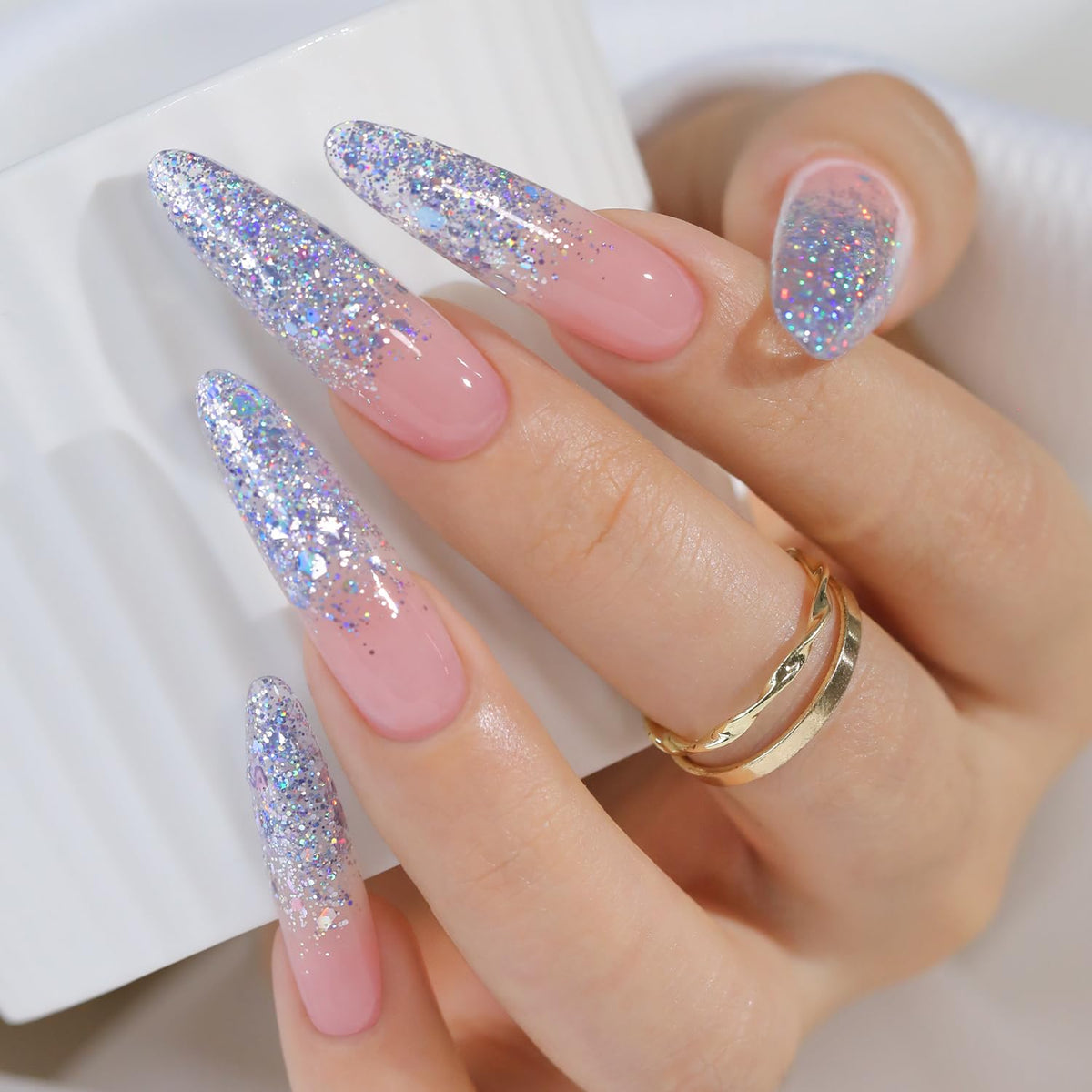 Double Rhythm front packaging showing pastel blue shimmer and 15ml size benefits