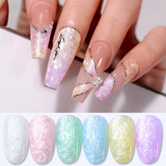 Double Rhythm front packaging showing all six pastel colors and kit benefit