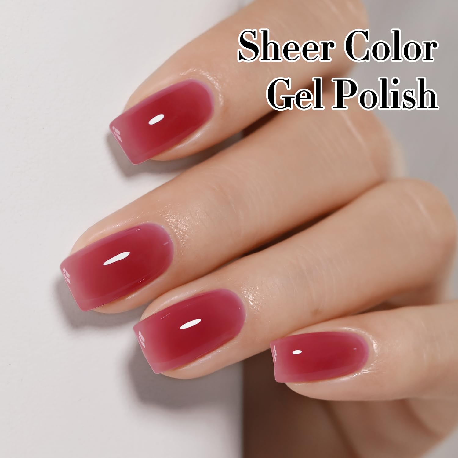 Double Rhythm gel polish curing under UV lamp demonstrating fast curing and durable finish