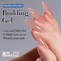 Double Rhythm gel texture close-up showing smooth consistency for sculpting