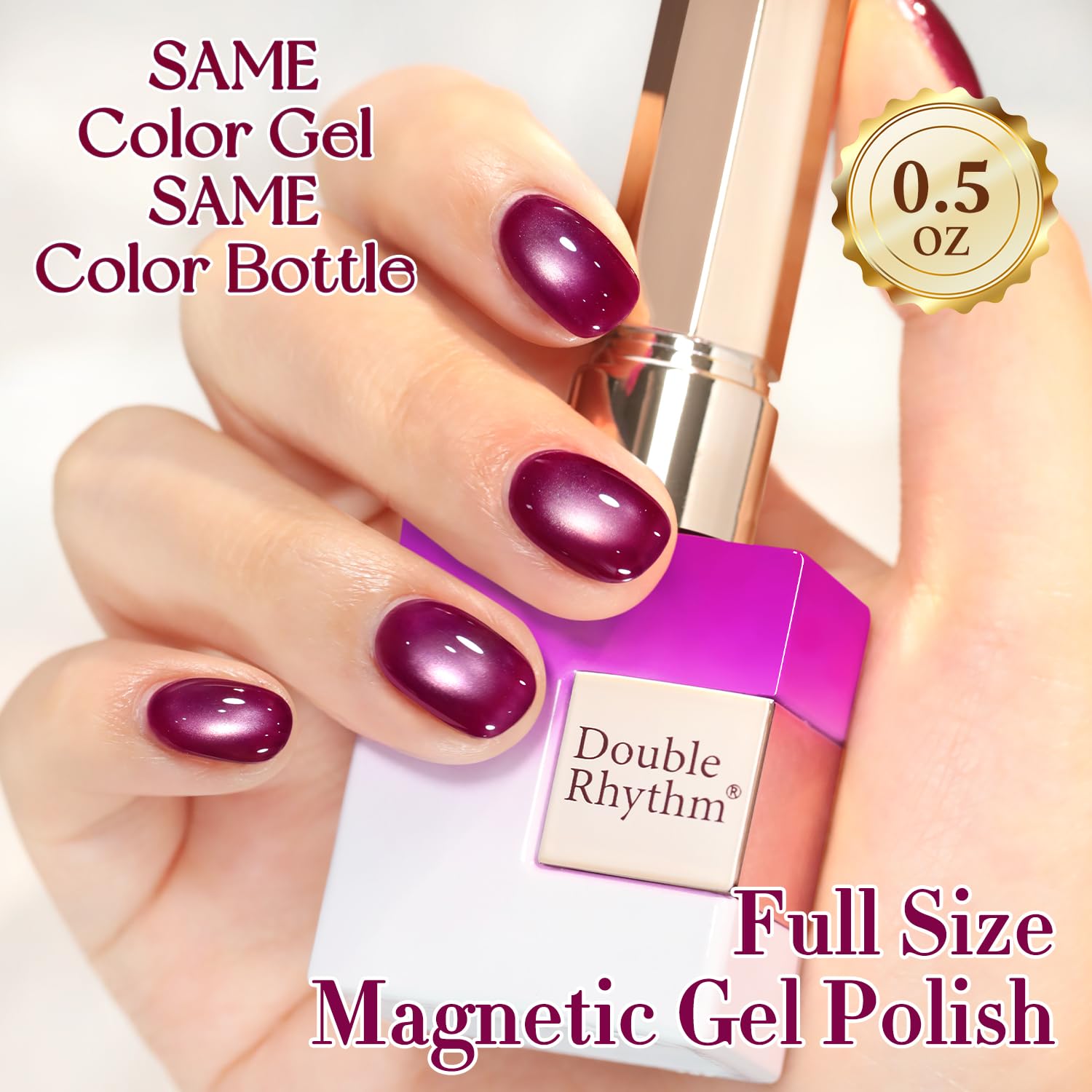 Double Rhythm nail swatch set shows wearable color variations benefit