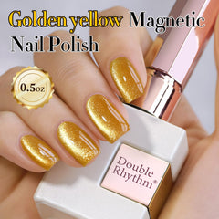 Double Rhythm magnet held over nail showing instant cat-eye effect and precision