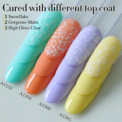 Double Rhythm finished manicured hands in daylight showcasing wearable pale-yellow shade