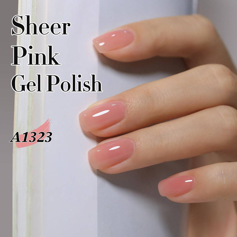 Double Rhythm application on nails demonstrating easy DIY use and glossy finish