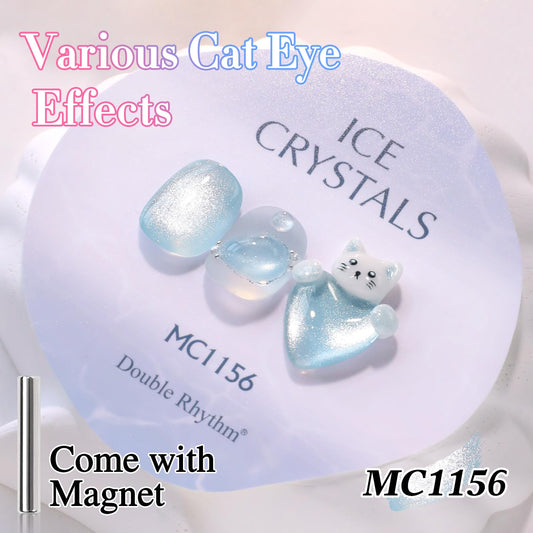 Double Rhythm label close-up highlighting shade code MC1156 and easy-to-read product info