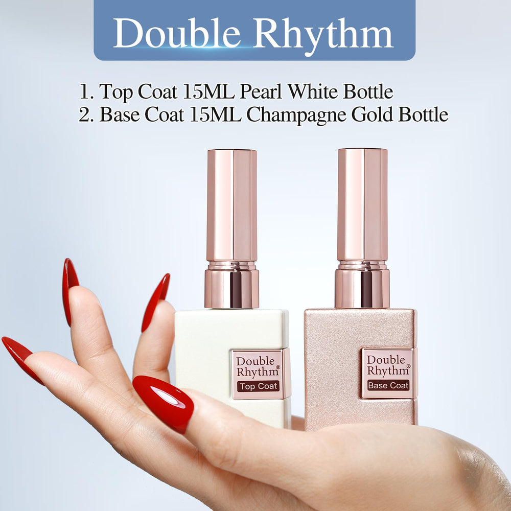 Double Rhythm label detail highlighting toxin-free formula and safety