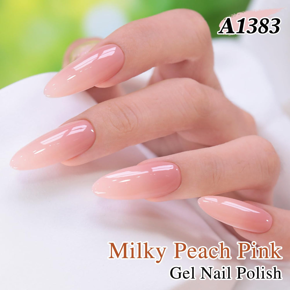 Double Rhythm layered French design demonstrating soft peach-pink depth