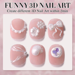 Double Rhythm nail-artist workspace showing product in use, inspires DIY projects